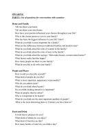 speaking writing SPEAKING PART I