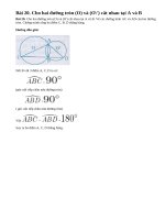 Bài 20 trang 76 sgk toán lớp 9 tập 2