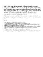 Câu 1, câu 2, câu 3 trang 33 sgk sinh học lớp 8