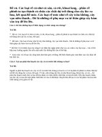 Bài 1, 2, trang 42 SGK Sinh 6