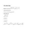 Bài 60 trang 33 sgk toán 9 - tập 1