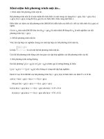 Lý thuyết Bất phương trình và hệ bất phương trình một ẩn