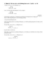 Lý thuyết liên hệ giữa phép nhân và phép khai phương