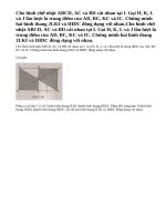 Bài 2 trang 33 sách giáo khoa hình học lớp 11