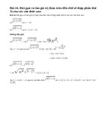 Bài 24 trang 15 sgk toán 9 - tập 1