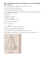 Bài 3 trang 39 sách giáo khoa hình học lớp 12