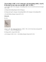 Bài 2 trang 119 sgk hình học 11