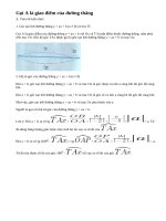 Lý thuyết Hệ số góc của đường thẳng y = ax + b (a ≠ 0).