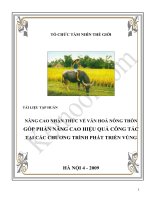 VĂN hóa NÔNG THÔN VIỆT NAM