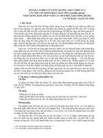 KẾT QUẢ NGHIÊN CỨU SINH TRƯỞNG PHÁT TRIỂN CỦA CÂY CHÈ CON GIỐNG SHAN CHẤT TIỀN Camellia sinensisNHÂN GIỐNG BẰNG PHÁP NUÔI CẤY MÔ Ở ĐIỀU KIỆN ĐỒNG RUỘNG