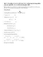 Bài 7 trang 27 sgk hình học lớp 10