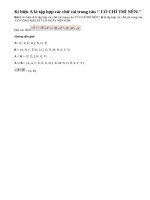 Bài 1 trang 15 sgk đại số 10