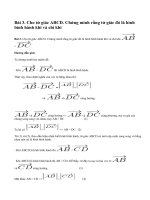 Bài 3 trang 7 sgk hình học lớp 10