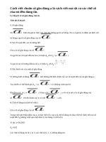 Lý thuyết về số gần đúng. Sai số.