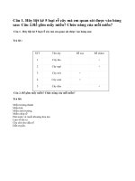 Bài 1, 2 trang 31 SGK Sinh 6