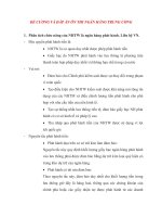 đề cương và đáp án ôn thi ngân hàng trung ương