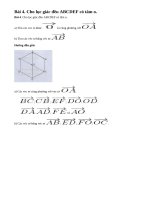 Bài 4 trang 7 sgk hình học lớp 10