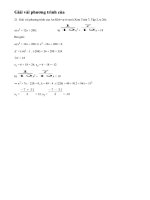 Bài 21 trang 49 sgk toán 9 tập 2