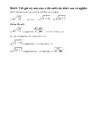 Bài 6 trang 10 sgk toán 9 - tập 1