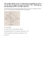 Bài 5 trang 79 sách giáo khoa hình học 11