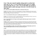 Bài 1, 2, 3, 4 trang 82 SGK Sinh 6