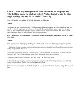 Bài 1, 2 trang 47 SGK Sinh 6