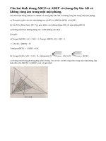 Bài 1 trang 77 sách giáo khoa hình học lớp 11