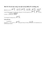 Bài 10 trang 12 sgk hình học lớp 10