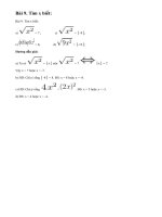 Bài 9 trang 11 sgk toán 9 - tập 1