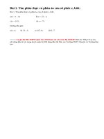 Bài 1 trang 133 sgk giải tích 12