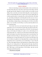 SKKN Một số kinh nghiệm nâng cao chất lượng bữa ăn và phòng chống suy dinh dưỡng cho trẻ ở trường mầm non