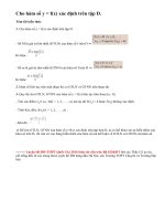 Lý thuyết giá trị lớn nhất và nhỏ nhất của hàm số