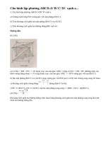 Bài 5 trang 119 sgk hình học 11