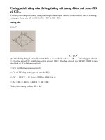 Bài 6 trang 119 sgk hình học 11