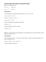 Bài 4, 5 trang 7 sgk toán 9 - tập 1