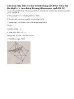 Bài 3 trang 77 sách giáo khoa hình học lớp 11