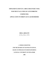 Implementation of a drug discovery tool for the evaluation of anti fibrotic compounds application in fibrovascular disorders