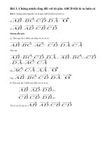 Bài 3 trang 12 sgk hình học lớp 10