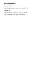 Bài 23 trang 15 sgk toán 9 - tập 1