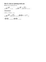 Bài 15 trang 11 sgk toán 9 - tập 1