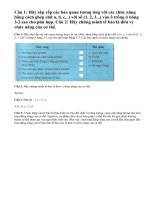 Câu 1, câu 2 trang 13 sgk sinh học lớp 8