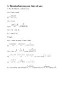 Bài 3 trang 169 sách giáo khoa Đại số và Giải tích 11