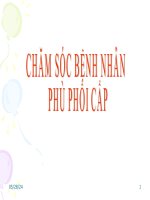 Chăm Sóc Bệnh Nhân Phù Phổi Cấp