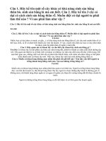 Bài 1, 2, 3, 4 trang 88 SGK Sinh 6