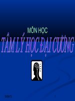 Tâm lý học đại cương Chương 4