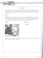 TOEIC TEST 8 test book