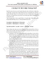 Tư duy ngôn ngữ    language thinking