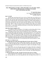 ĐẶC điểm SINH vật học, SINH THÁI học của sâu đục THÂN MÌNH HỒNG NHỎ SESAMIA INFERENSWALKER LEP NOTUIDAE hại mía 