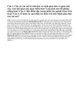 Bài 1, 2, 3 trang 52 sgk sinh học 7