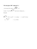 Bài 1 trang 59 sgk hình học 10